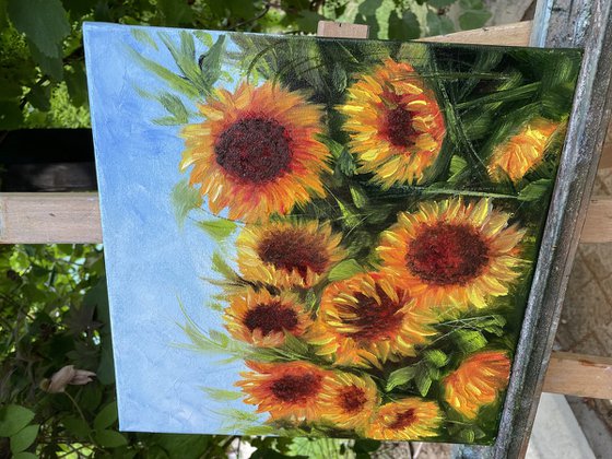 Floral gift - sunflowers