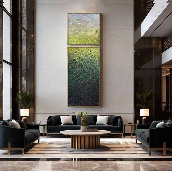 In search of silence- 2 (green)