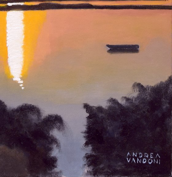 Sunset On The Lagoon