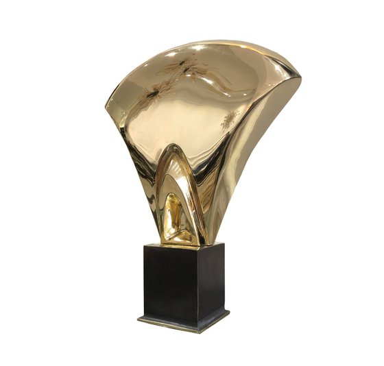 "Infinity" abstract bronze sculpture
