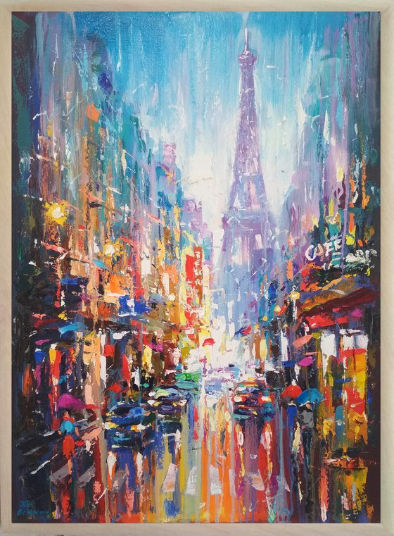 Abstract cityscape (Paris)