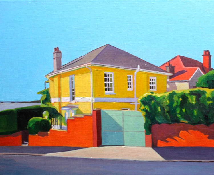 The Yellow House Oil Painting By Emma Cownie Artfinder