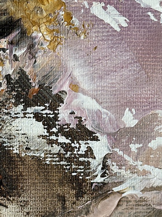 Ochre & Olive Abstraction set