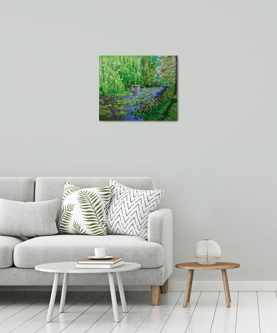 Monet water lily pond