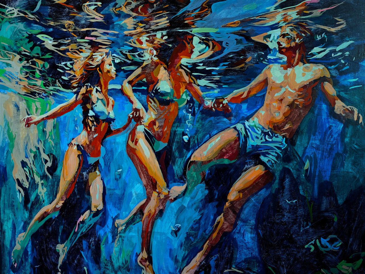  The Trace Of The Dance By Daniel Bulimar Henciu, 47 X 35, Artwork For Sale On Artfinder
