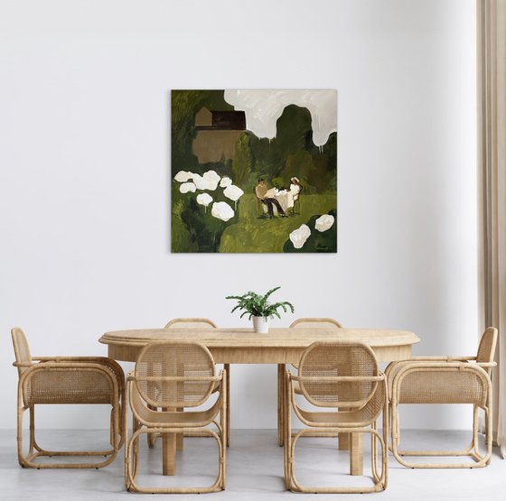 «Time of White Hydrangeas»