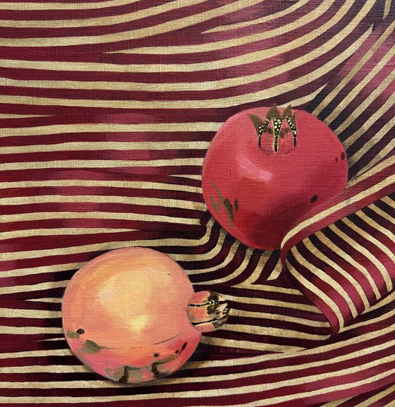 A love of pomegranates and silk