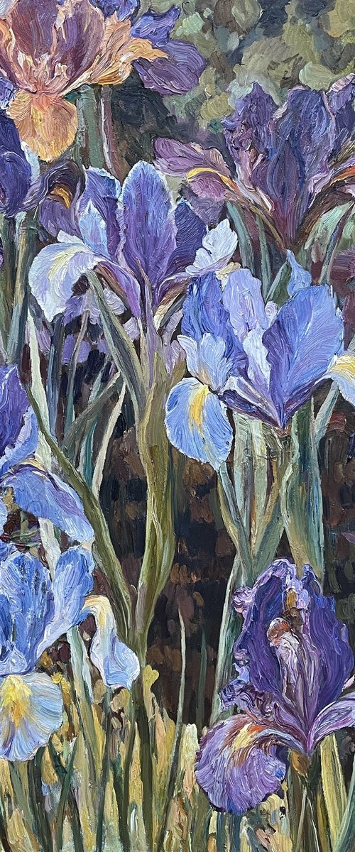 When the irises were big by Nadezda Stupina