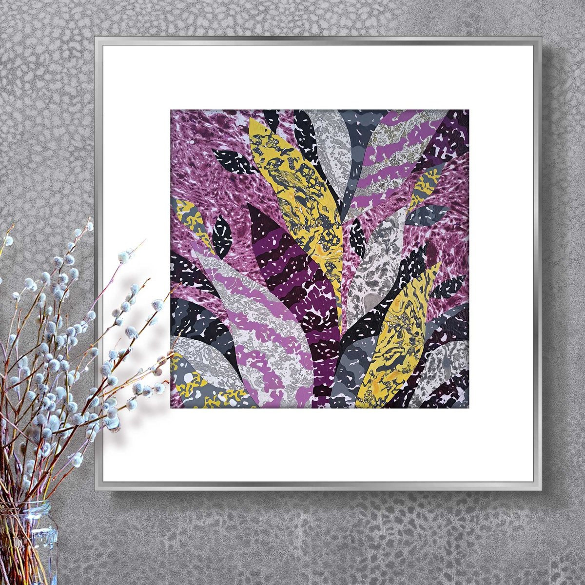 Cosmic Plants By Mariia Raskin, 10 X 10, Artwork For Sale On Artfinder