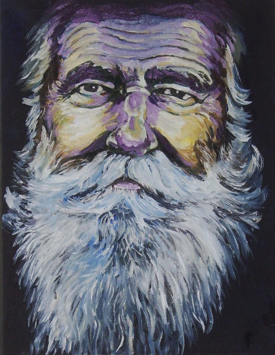 Old Man with Beard by Max Aitken