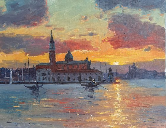 Venice San Giorgio Sunset