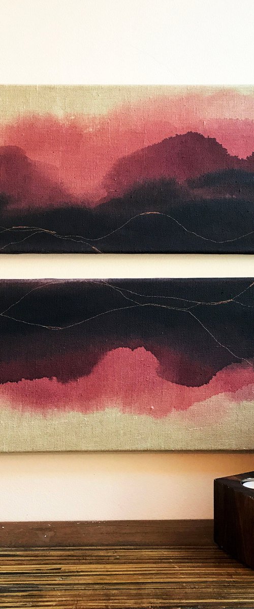 Repeat after me (diptych) by Olya Tereschuk