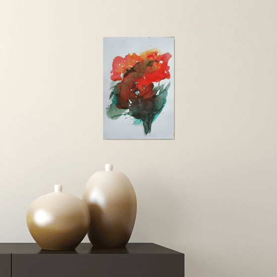 flower expression /  ORIGINAL PAINTING