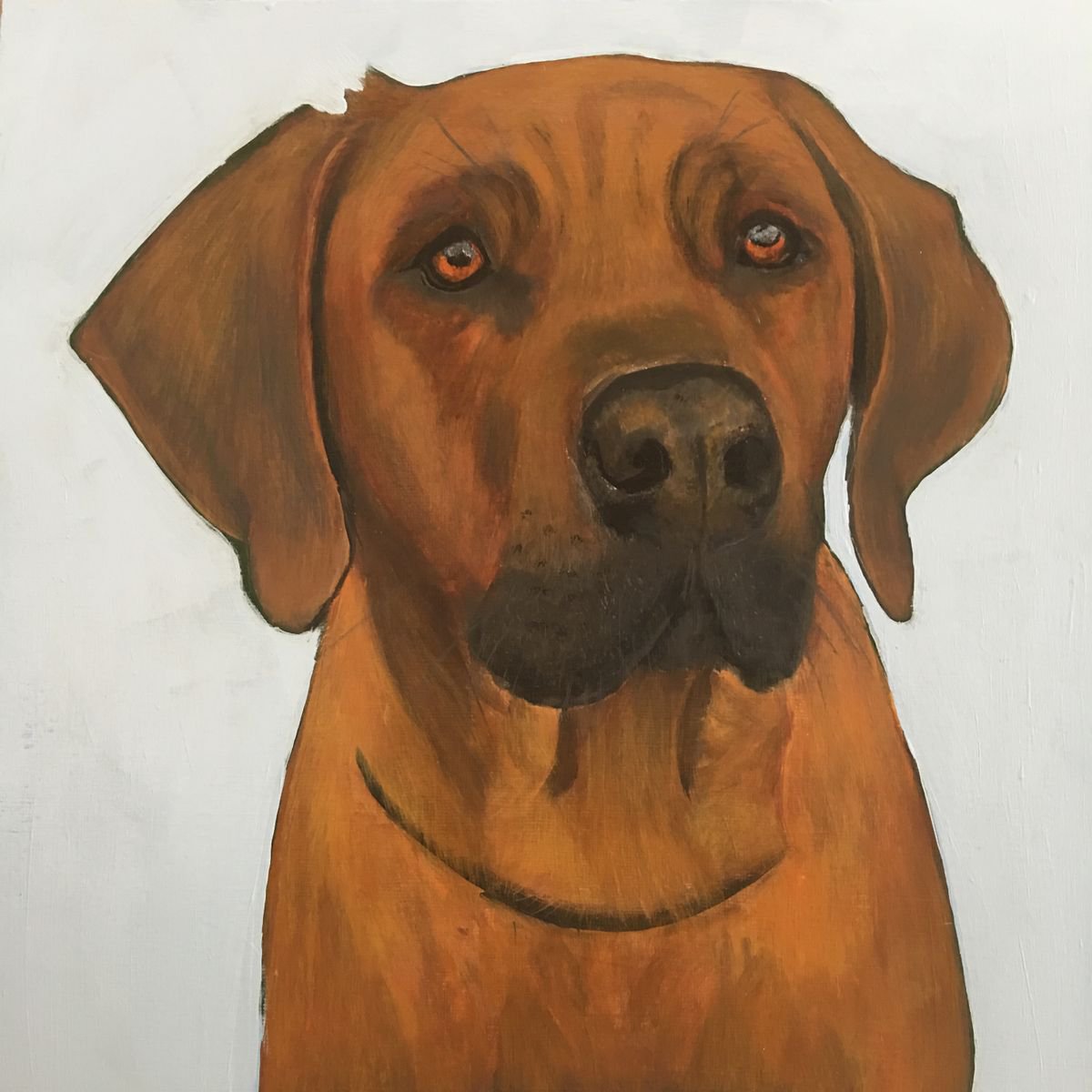 Rhodesian ridgeback hot sale painting