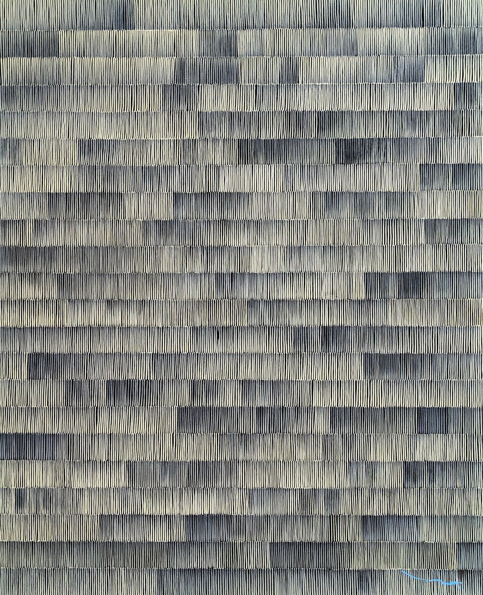 Abstract Acrylic Painting By Tehos, 31 X 39", Tehos - Abstraction L27 - 2025, Original Artwork