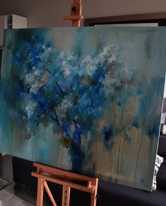 Blossoming. In Blue