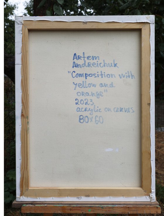 composition with yellow and orange