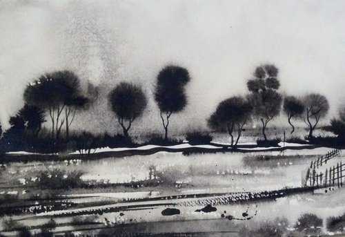 Black and white  landscape series by SANJAY PUNEKAR