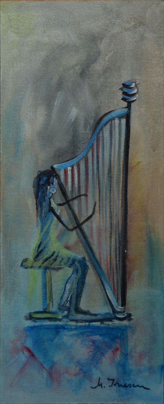 "Playing the Harp"