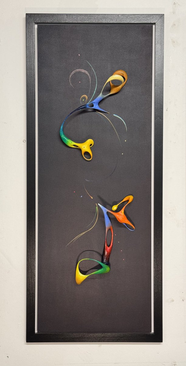 The Uncertainty Of A Moment - A Duet 8.1 By Mark Purllant, 19 X 47, Artwork For Sale On Artfinder