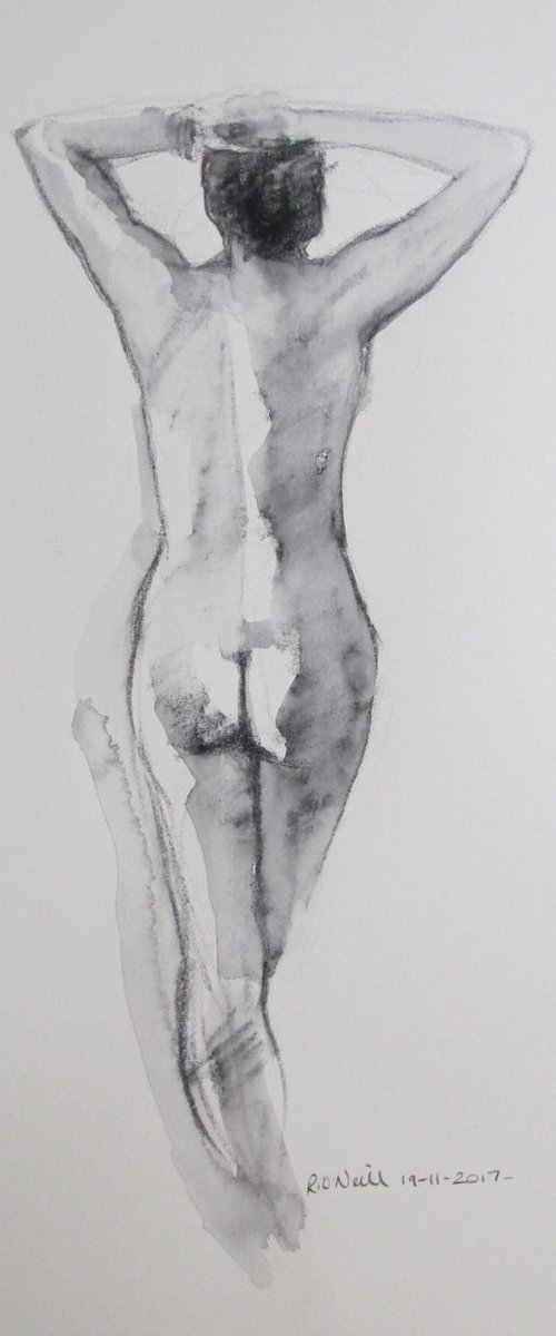 Standing female nude by Rory O’Neill