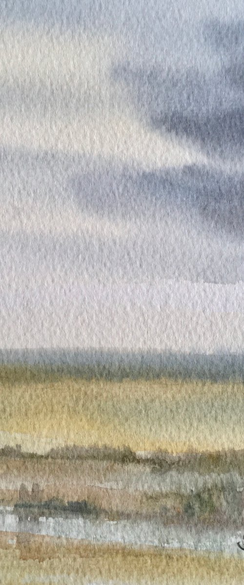 By the Chesil beach pools by Samantha Adams