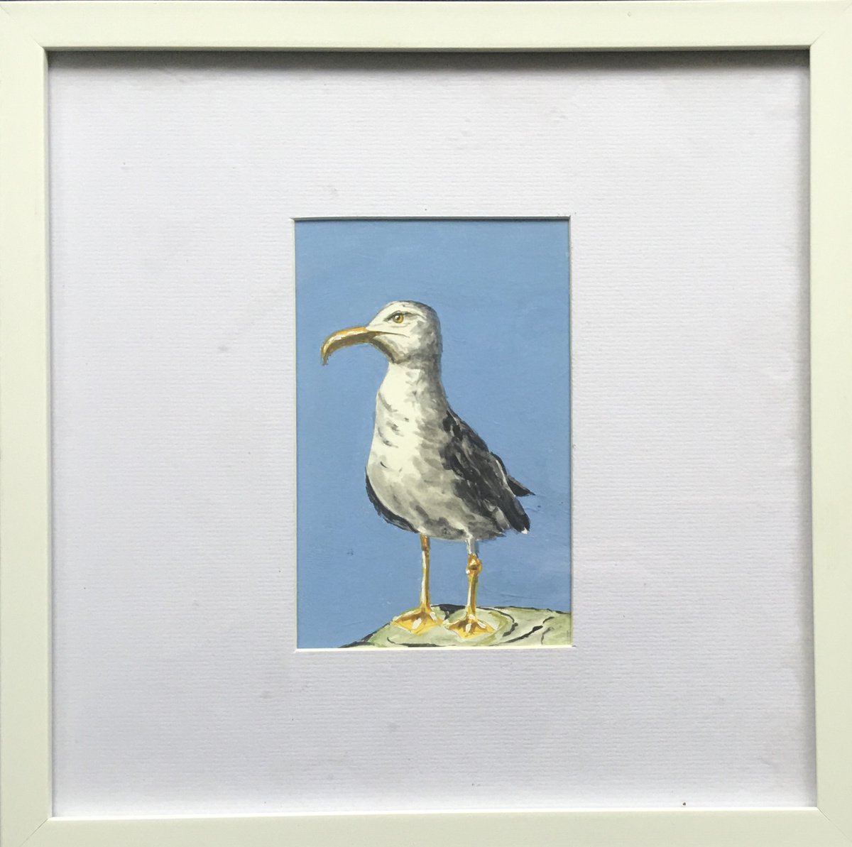 Clifftop Gull #3 by Laurence Wheeler