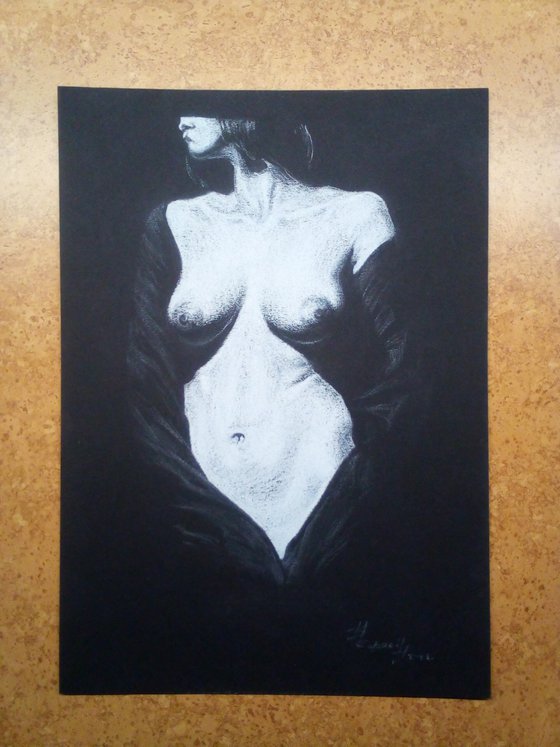 Nude noir #266 (21X29)cm