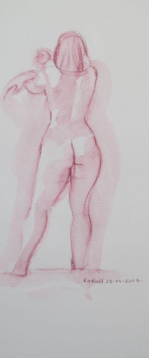 standing female nude by Rory O’Neill