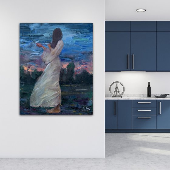 She Weaves Her Hair Into Clouds