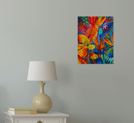 Saturday dreams in the garden (30x40cm)
