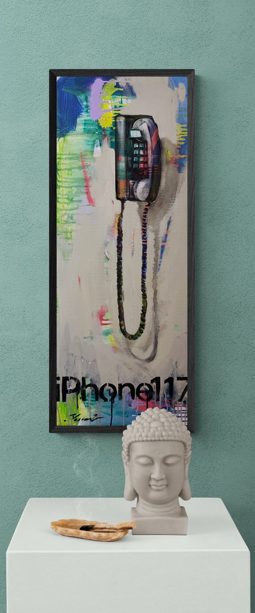 Bright painting - "iPhone 117" - Pop Art - iPhone - Modern by Yaroslav Yasenev
