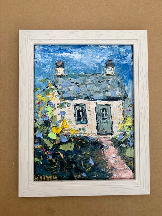 White Cottage in Scotland
