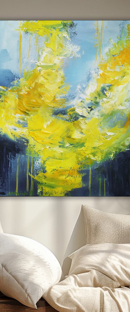 Golden Uplift by Andrada Anghel