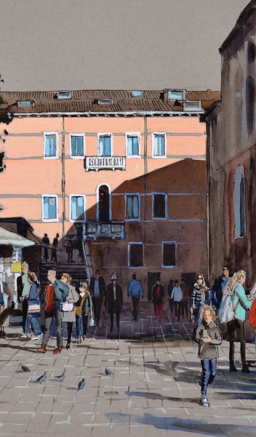 An Afternoon in Venice by Ramesh Jhawar