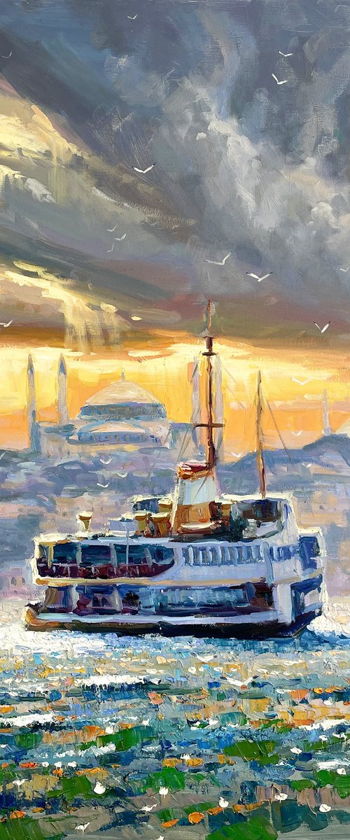 "Evening Sea Sunset" by Evgeny Chernyakovsky