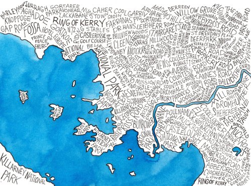 Killarney Word Map by Terri Smith