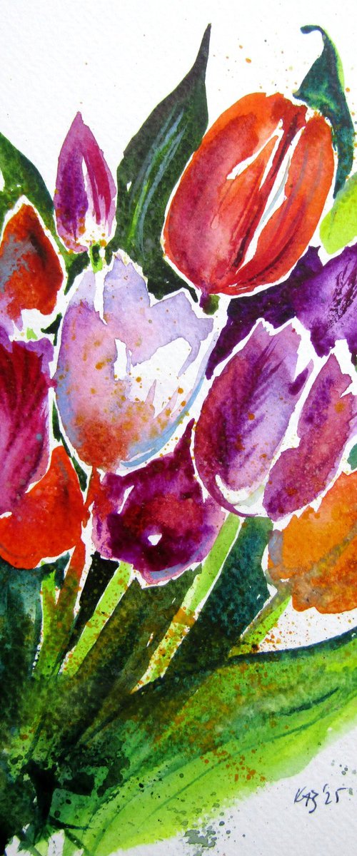 Tulips II by Kovács Anna Brigitta
