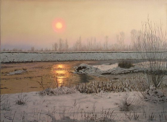 Winter on River