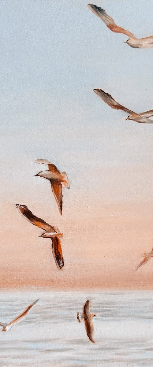 “Where the sky meets the sea” by Irina Ponna