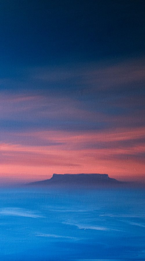 Table Mountain at Last Light by Cat Goward