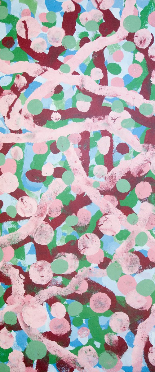 Spotty - Pop - Painting - 110 x 80 cm - 01 by jérôme hémain