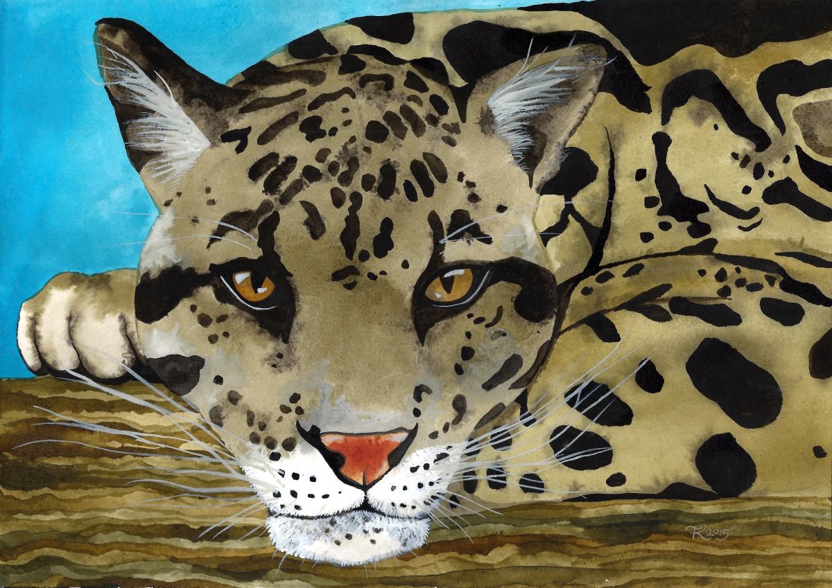 Jungle Cat 4 by Terri Kelleher