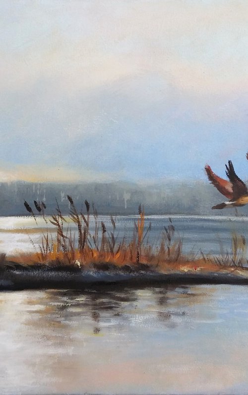 Wild Geese by Magdalena Palega