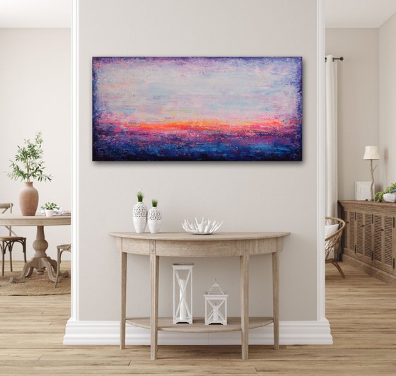 Abstract Sunset Landscape X