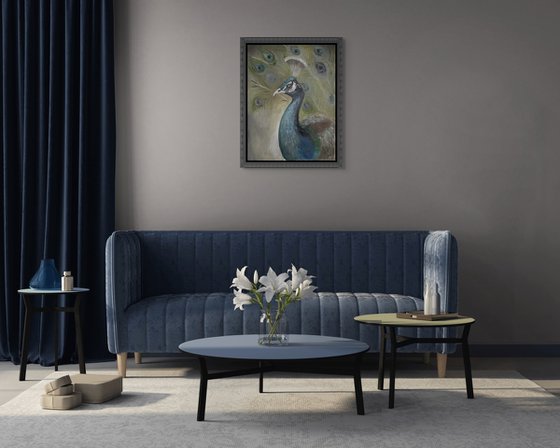 Portrait of a Peacock