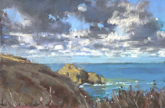 Above Bossiney Cove, Cornwall