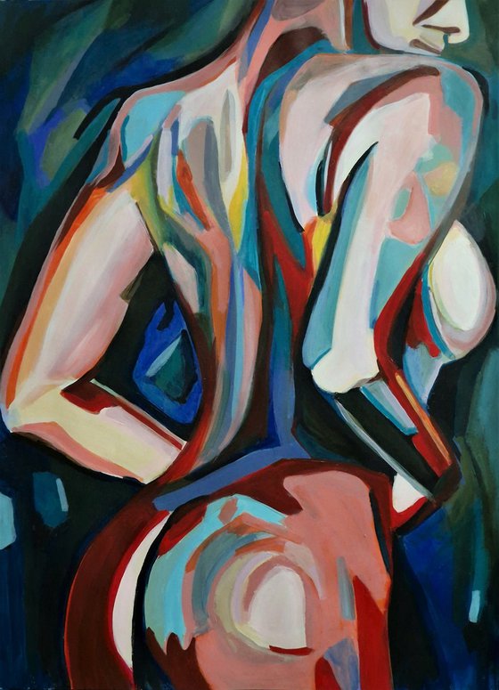 Nude Abstract / 92 x 67,5 cm