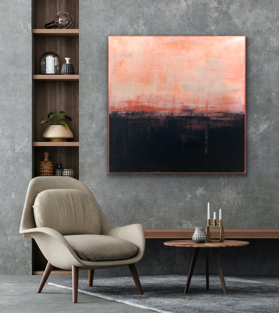 Pink Skies At Night (48x48in)