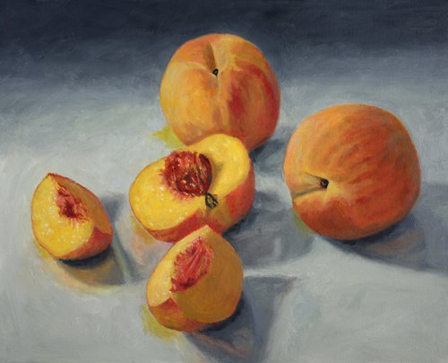 Peaches by Douglas Newton